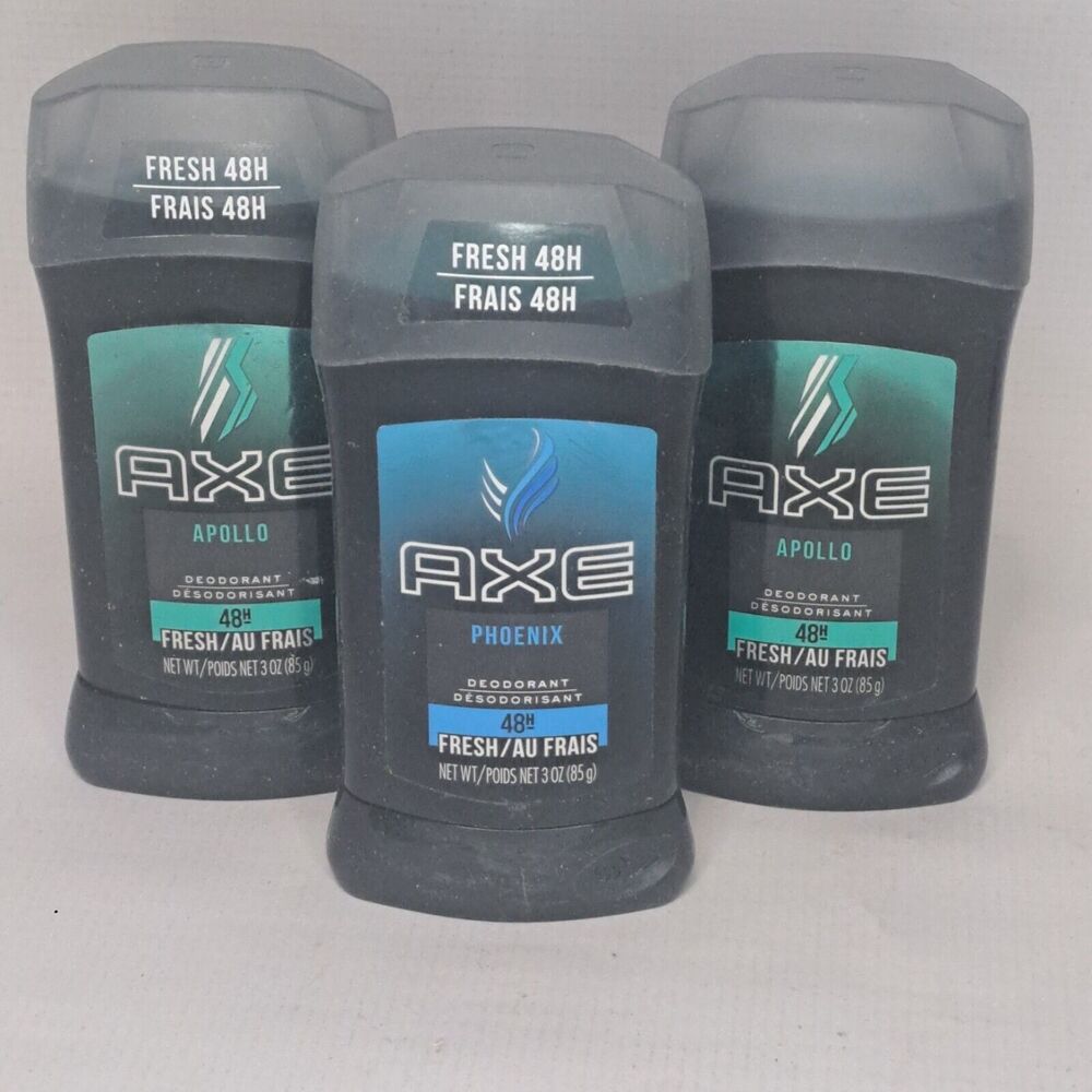 Axe Deodorant For Men Pheonix Apollo 3 Count lot 48 Hour Fresh